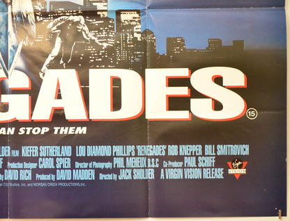 RENEGADES (Bottom Right) Cinema Quad Movie Poster 