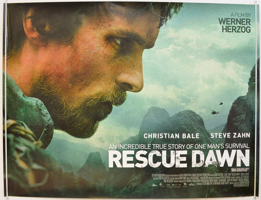 Rescue Dawn Original Quad Poster - Film Poster - Movie Poster  