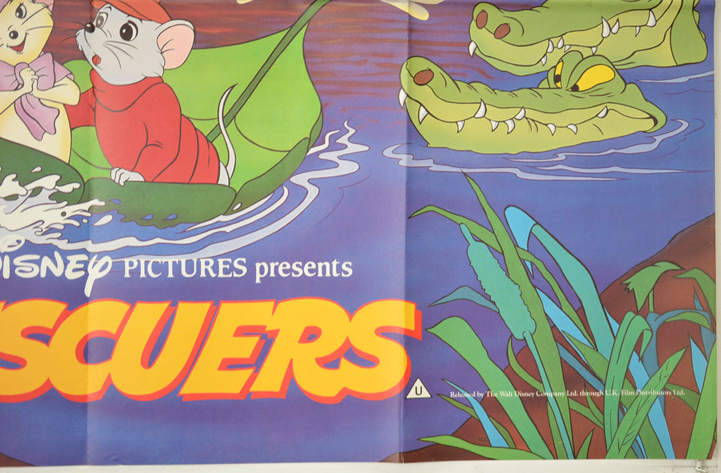 THE RESCUERS (Bottom Right) Cinema Quad Movie Poster 