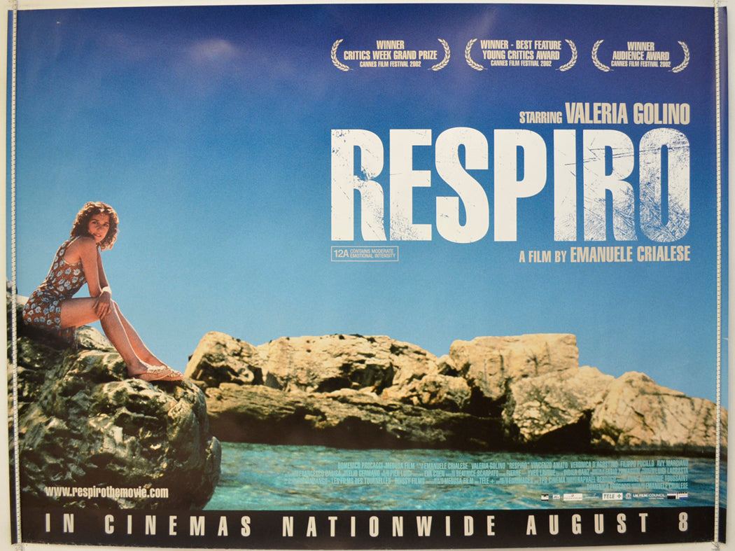 Respiro  Original Quad Poster - Film Poster - Movie Poster