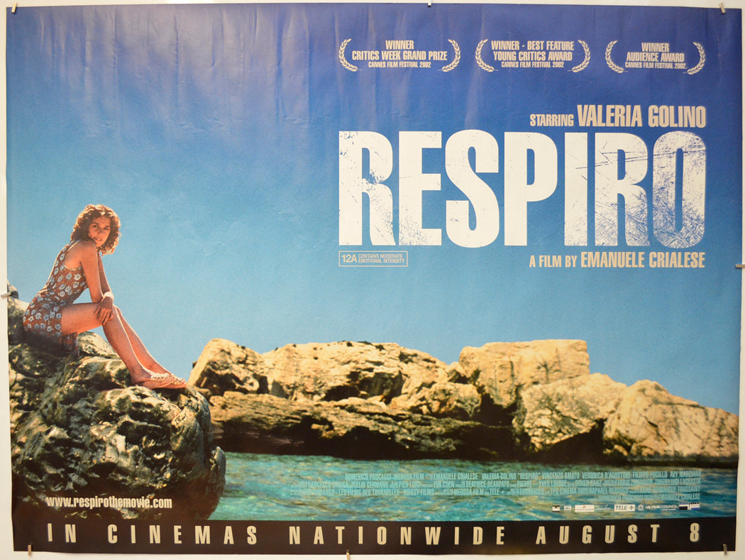 Respiro  Original Quad Poster - Film Poster - Movie Poster