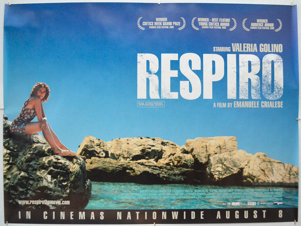 Respiro Original Quad Poster - Film Poster - Movie Poster