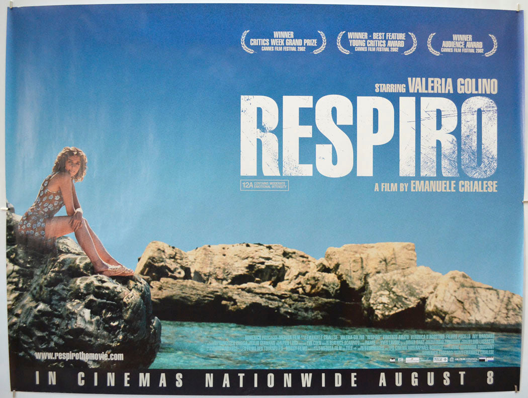 Respiro Original Quad Poster - Film Poster - Movie Poster