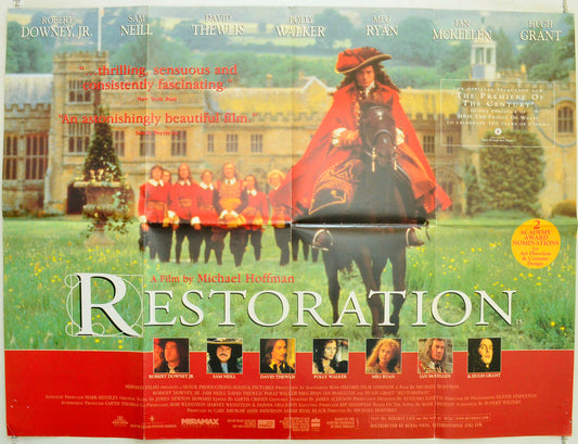 Restoration Original British Quad Poster - Film Poster - Movie Poster 