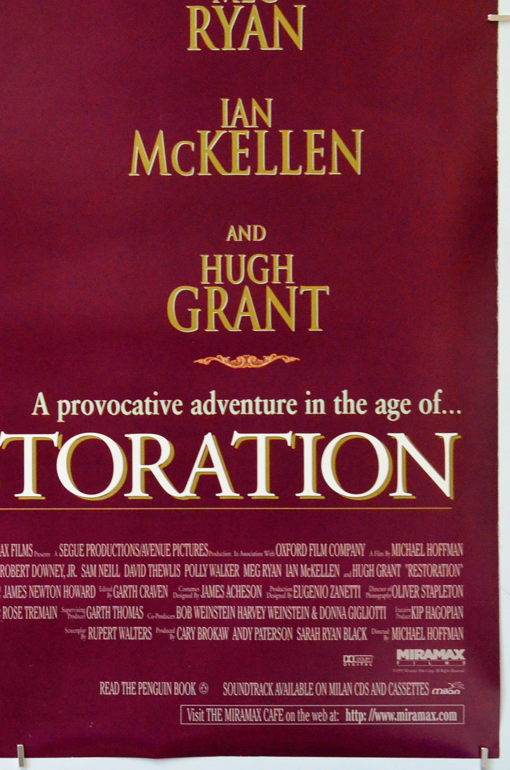 Restoration (Bottom Right) Cinema One Sheet Movie Poster 