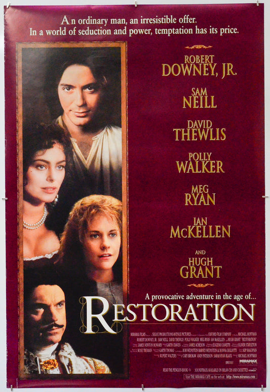Restoration - Original One Sheet Poster - Film Poster - Movie Poster 