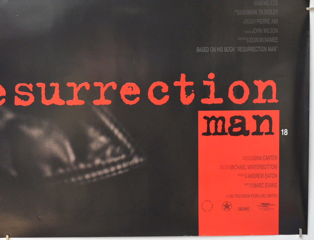 RESURRECTION MAN (Bottom Right) Cinema Quad Movie Poster 