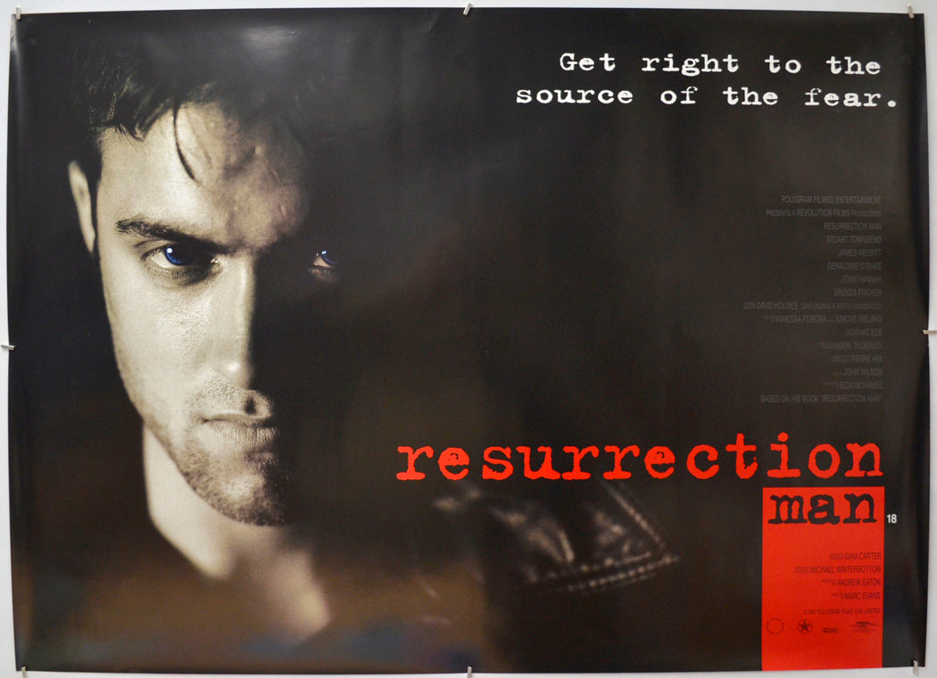 Resurrection Man Original Quad Poster - Film Poster - Movie Poster