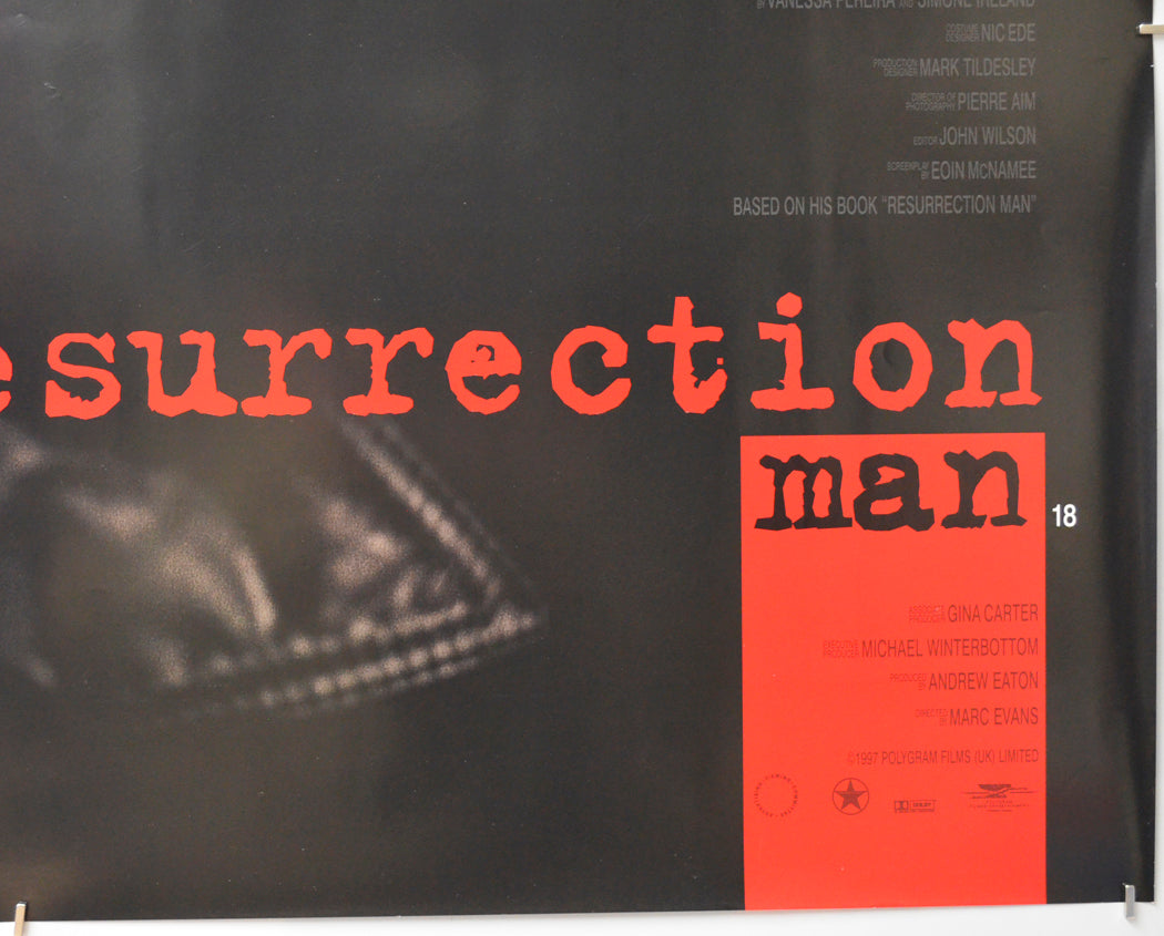 RESURRECTION MAN (Bottom Right) Cinema Quad Movie Poster 