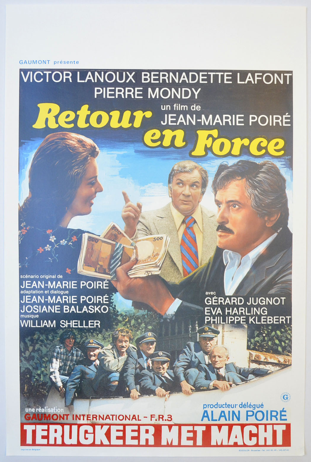 Retour En Force Original Belgian Poster - Film Poster - Movie Poster