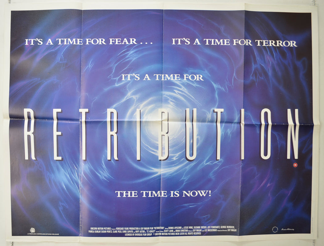 Retribution   Original Quad Poster - Film Poster - Movie Poster 