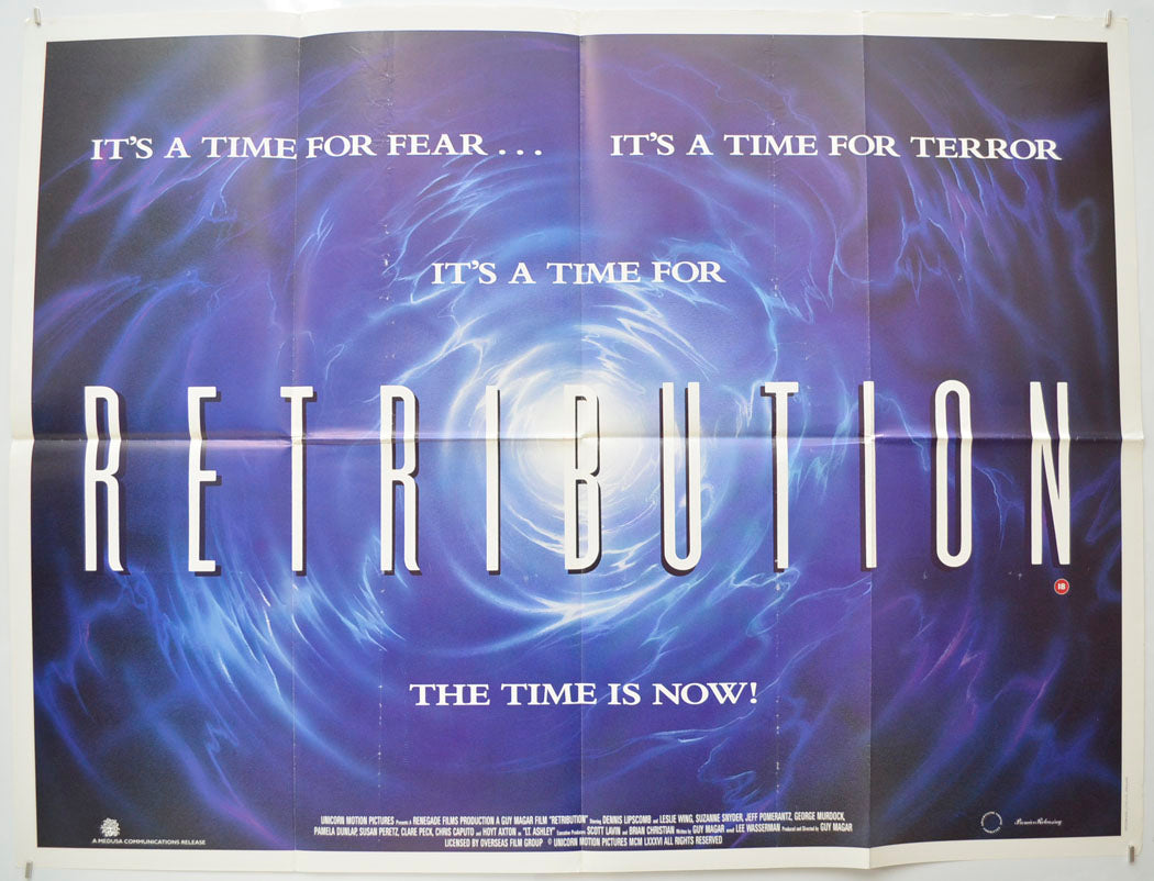 Retribution Original Quad Poster - Film Poster - Movie Poster