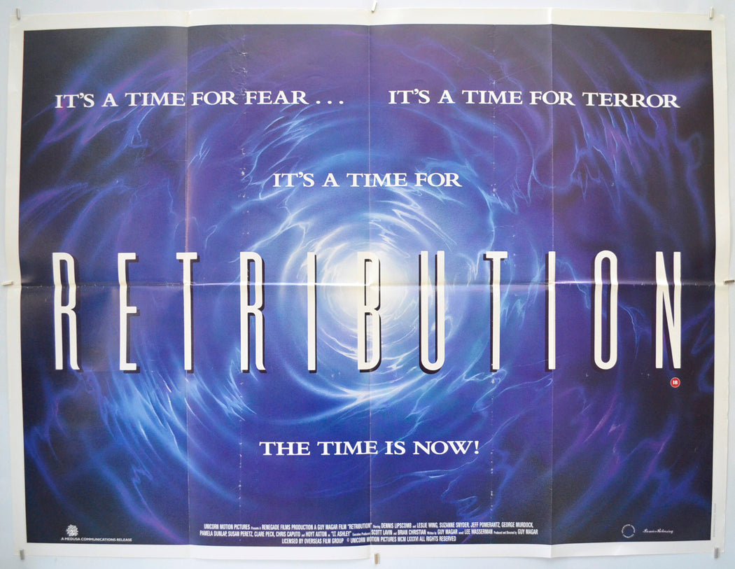 Retribution Original Quad Poster - Film Poster - Movie Poster  