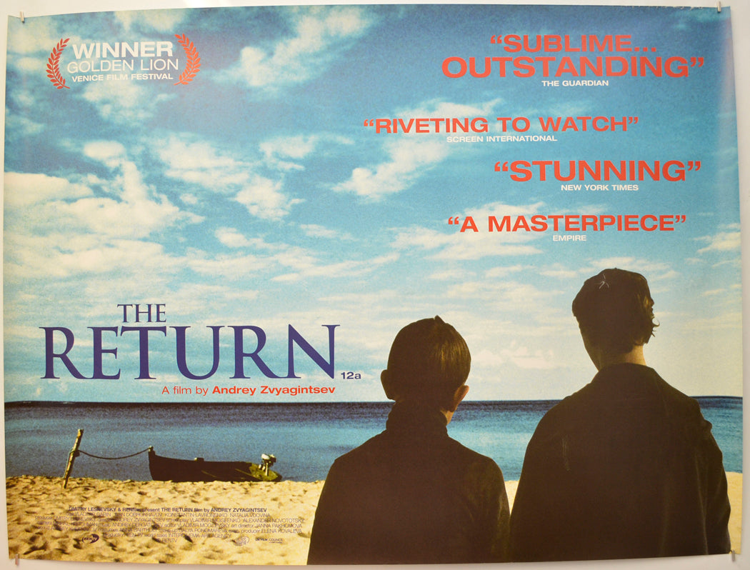 The Return  (a.k.a. Vozvrashchenie) Original Quad Poster - Film Poster - Movie Poster  