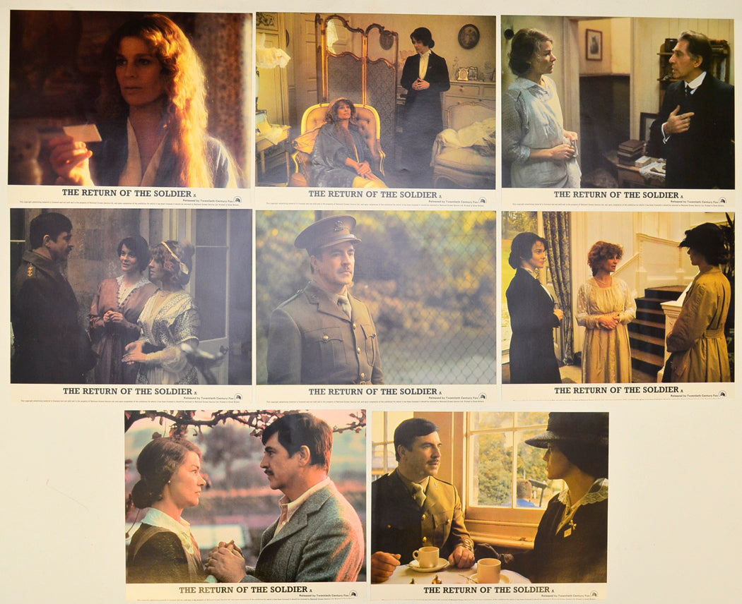 The Return Of The Soldier Set of 8 Original Lobby Cards / Colour Front Of House Stills 