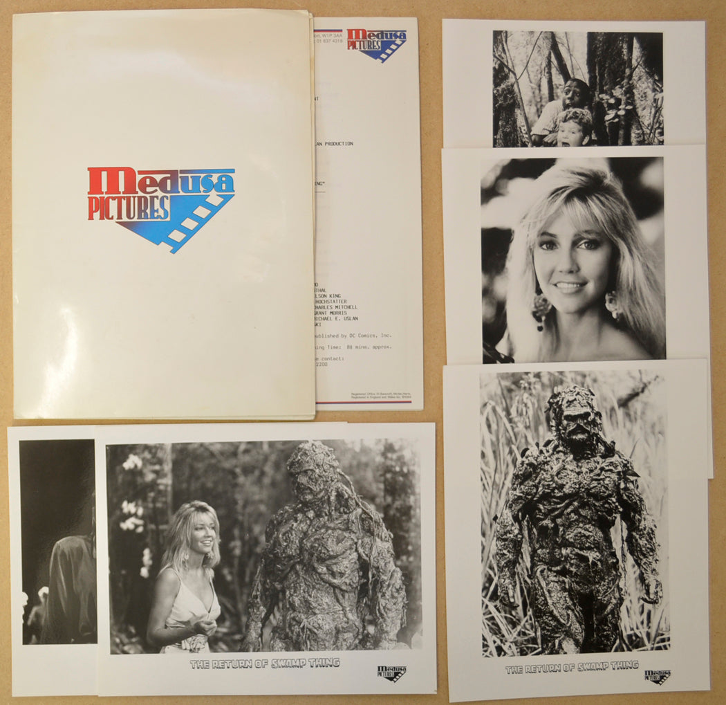 The Return Of Swamp Thing Original Cinema Exhibitors Press Kit 