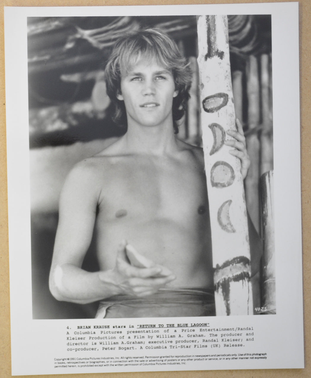 RETURN TO THE BLUE LAGOON Original Cinema Press Kit – Press Still 03 