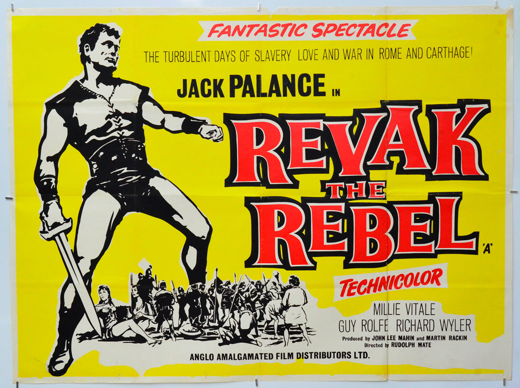 Revak The Rebel - Original Quad Poster - Film Poster - Movie Poster
