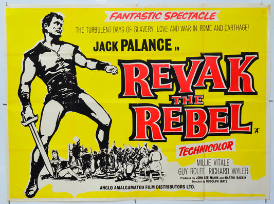 Revak The Rebel - Original Quad Poster - Film Poster - Movie Poster