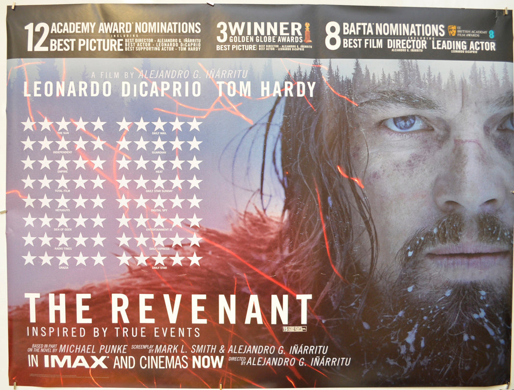 Revenant Examples “The Revenant” (Awards Version) Original Quad Poster - Film Poster - M ...