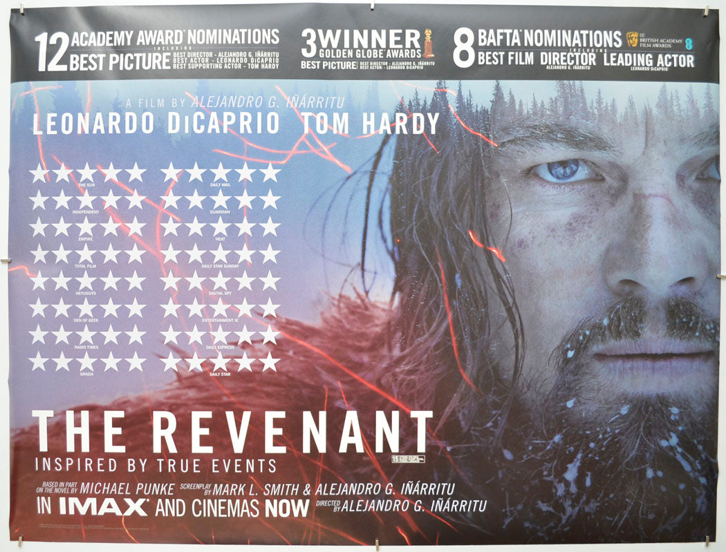 The Revenant (Awards Version) Original Quad Poster - Film Poster - Movie Poster