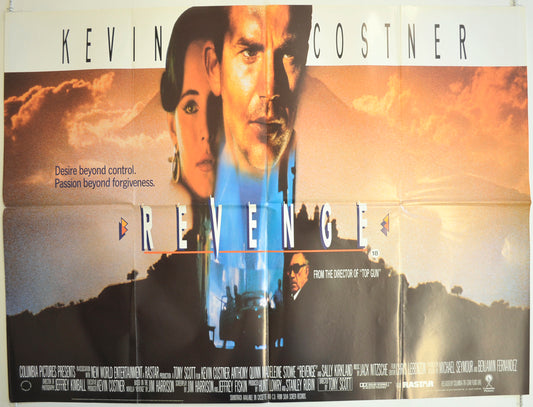 Revenge  Original British Quad Poster - Film Poster - Movie Poster 