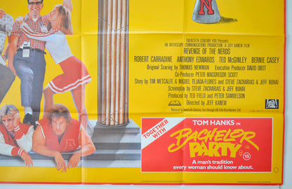 REVENGE OF THE NERDS (Bottom Right) Cinema Quad Movie Poster 