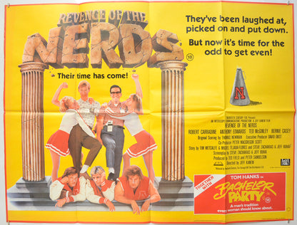 Revenge Of The Nerds Original Quad Poster - Film Poster - Movie Poster  