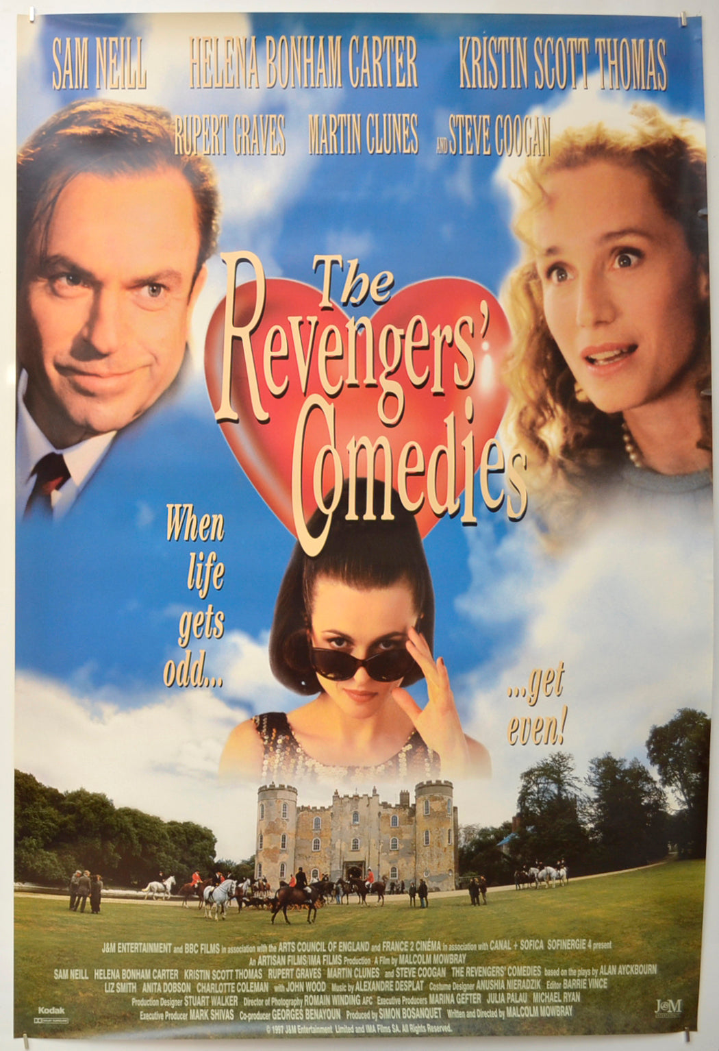 The Revengers' Comedies Original One Sheet Poster - Film Poster - Movie Poster  