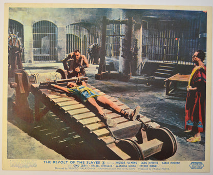 REVOLT OF THE SLAVES (Card 1) Cinema Colour FOH Stills / Lobby Cards 