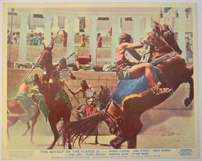 REVOLT OF THE SLAVES (Card 2) Cinema Colour FOH Stills / Lobby Cards 