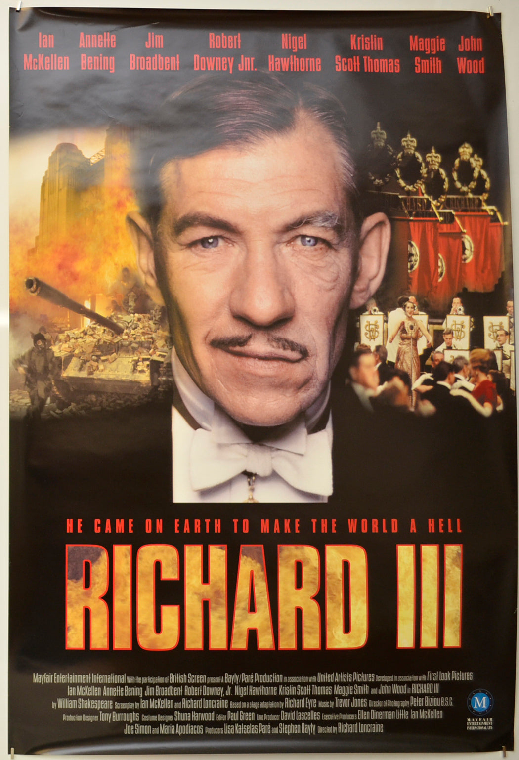 Richard III Original One Sheet Poster - Film Poster - Movie Poster  