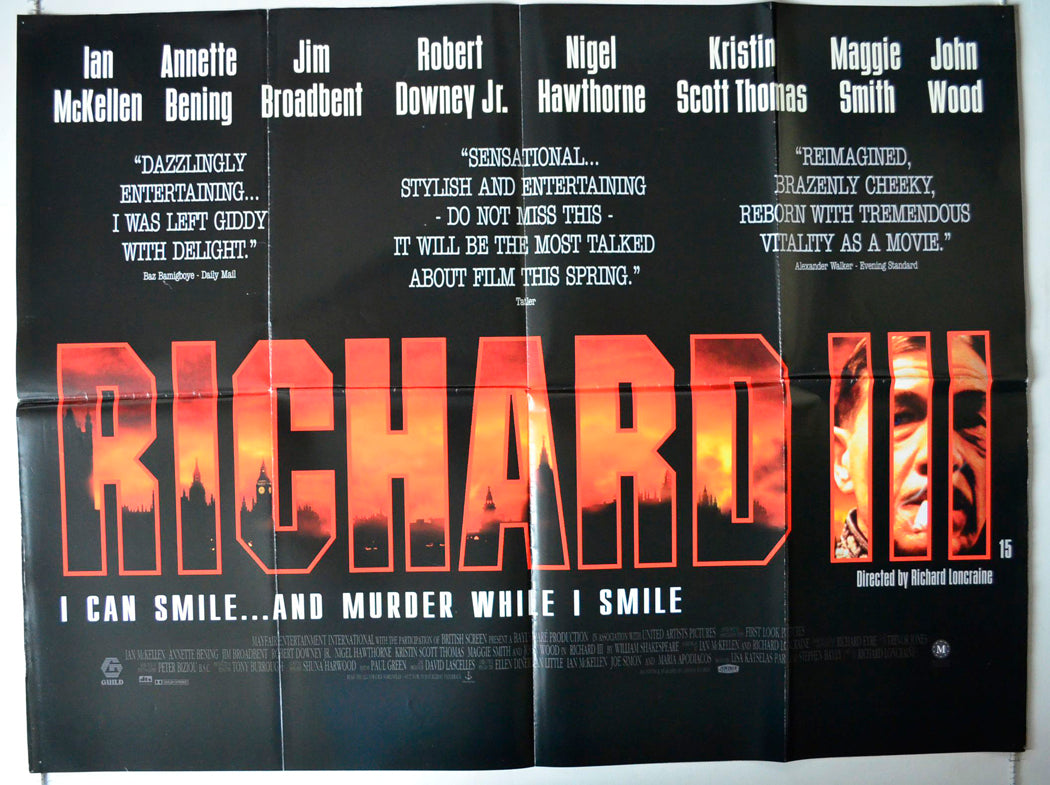 Richard III Original British Quad Poster - Movie Poster