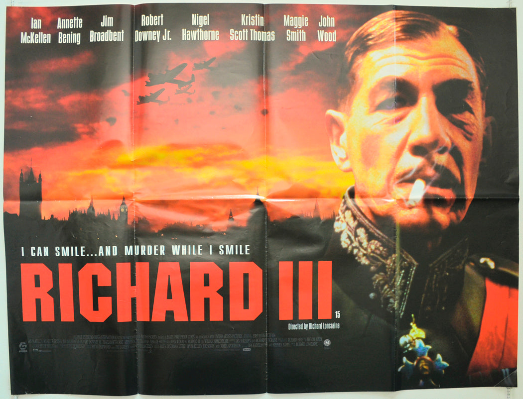 Richard III Original Quad Poster - Film Poster - Movie Poster  