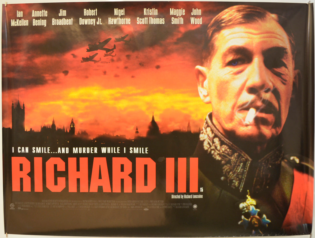 Richard III  Original Quad Poster - Film Poster - Movie Poster