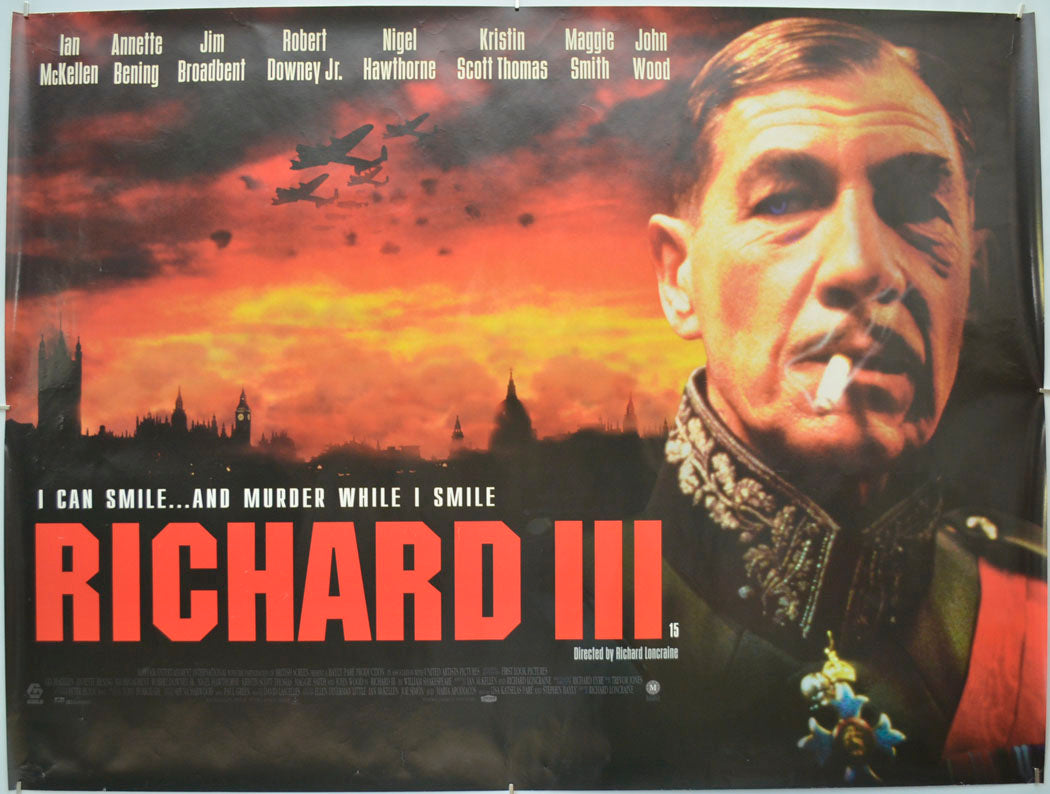 Richard III Original Quad Poster - Film Poster - Movie Poster