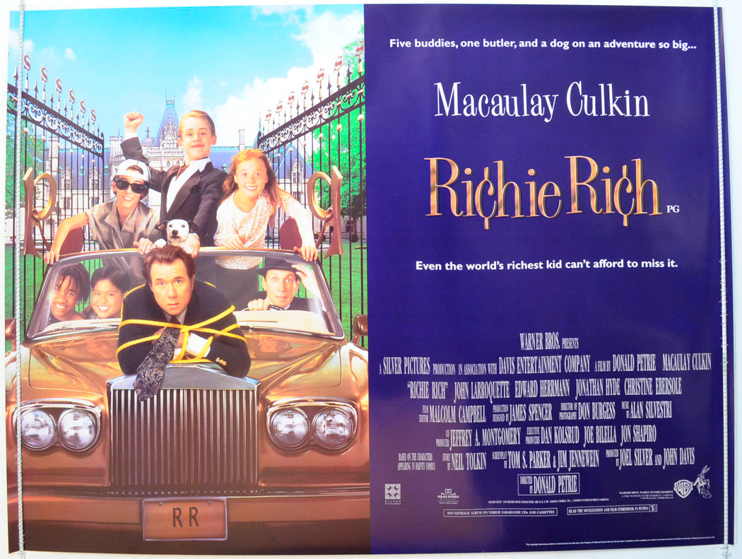 Richie Rich  Original British Quad Poster - Film Poster - Movie Poster