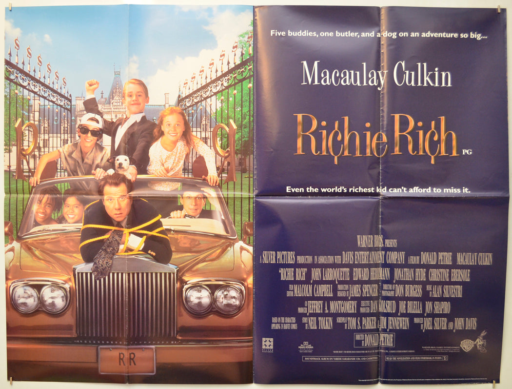 Richie Rich Original Quad Poster - Film Poster - Movie Poster