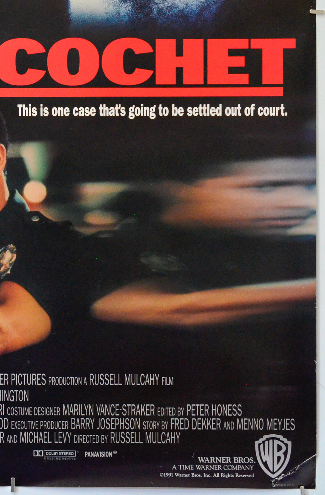 Ricochet (Bottom Right) Cinema One Sheet Movie Poster 