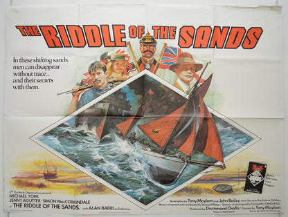 The Riddle Of The Sands Original Quad Poster - Film Poster - Movie Poster  