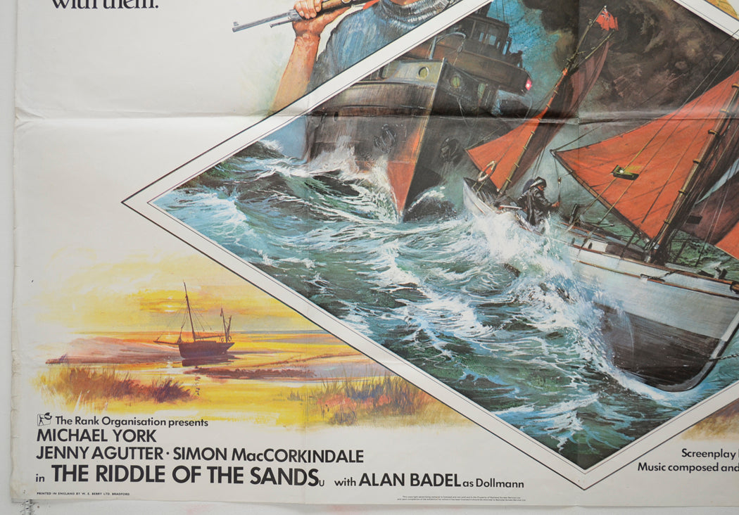 THE RIDDLE OF THE SANDS (Bottom Left) Cinema Quad Movie Poster 