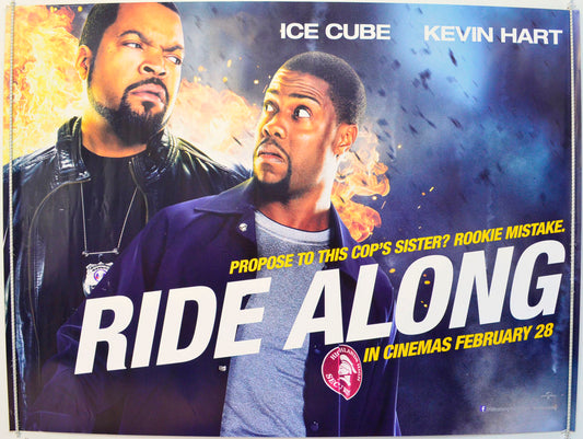 Ride Along Original British Quad Poster - Film Poster - Movie Poster 