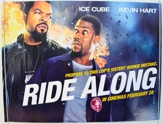 Ride Along Original British Quad Poster - Film Poster - Movie Poster 