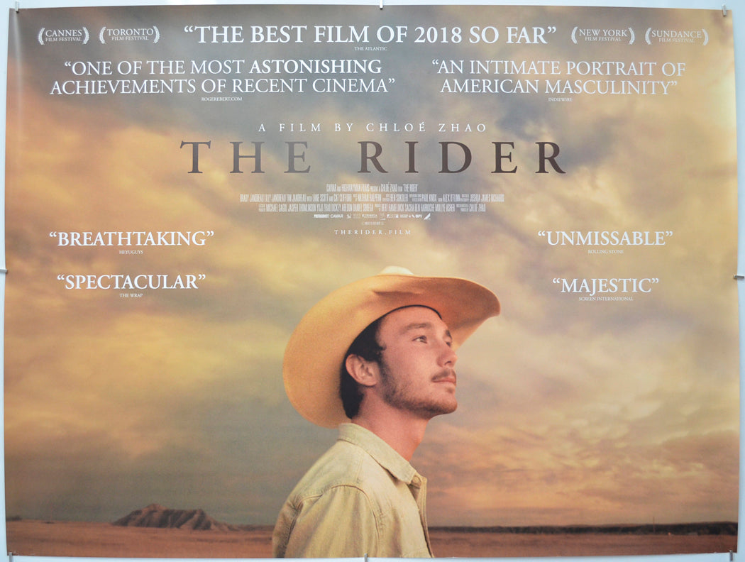 Movie Rider Example “The Rider” - Original Quad Poster - Film Poster - Movie Poster ...