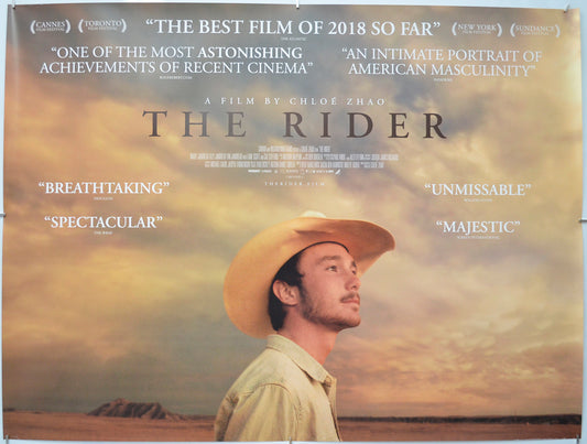 The Rider - Original Quad Poster - Film Poster - Movie Poster