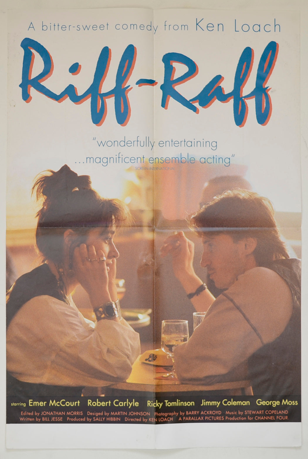 Riff-Raff   Original Double Crown Poster - Film Poster - Movie Poster 