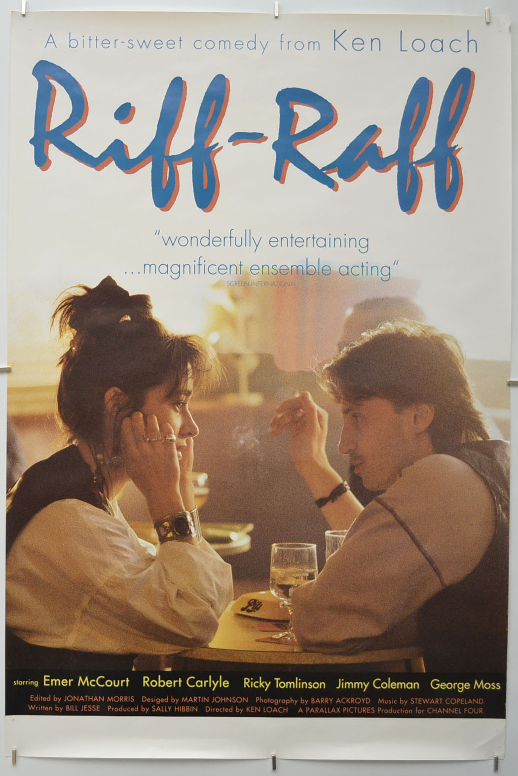 Riff-Raff Original Double Crown Poster - Film Poster - Movie Poster