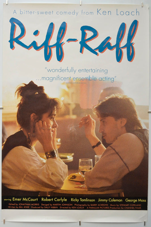 Riff-Raff Original Double Crown Poster - Film Poster - Movie Poster