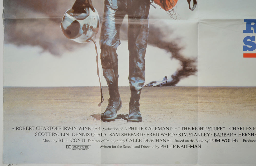 THE RIGHT STUFF (Bottom Left) Cinema Quad Movie Poster 