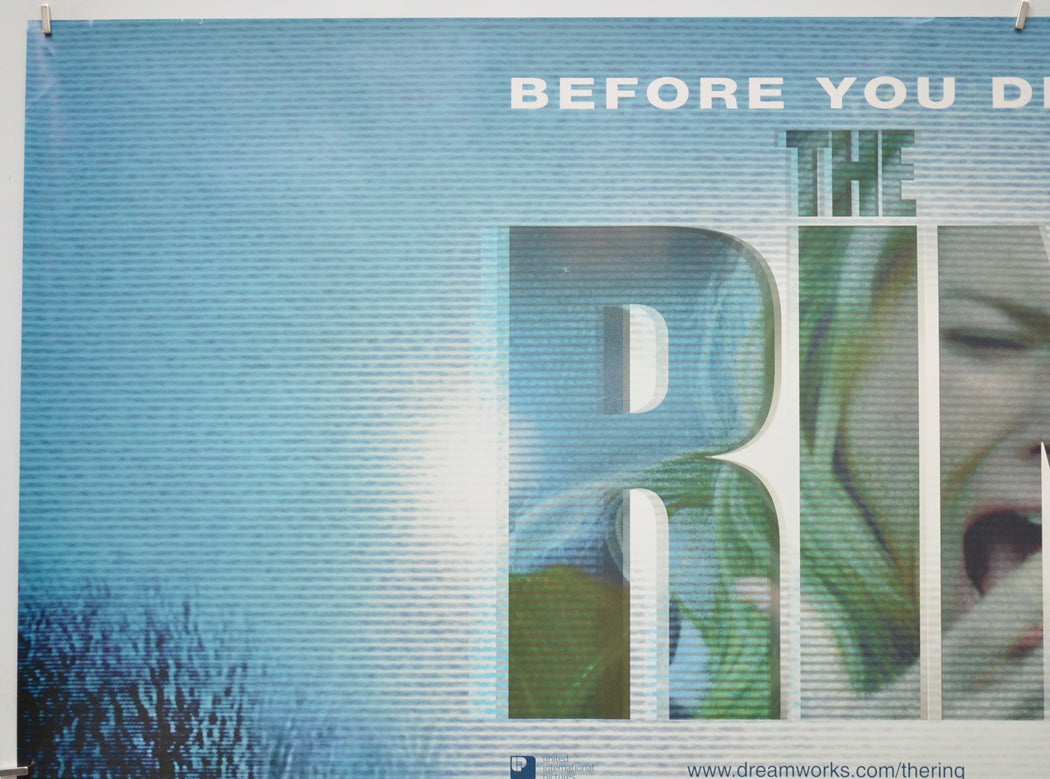 THE RING (Top Left) Cinema Quad Movie Poster 